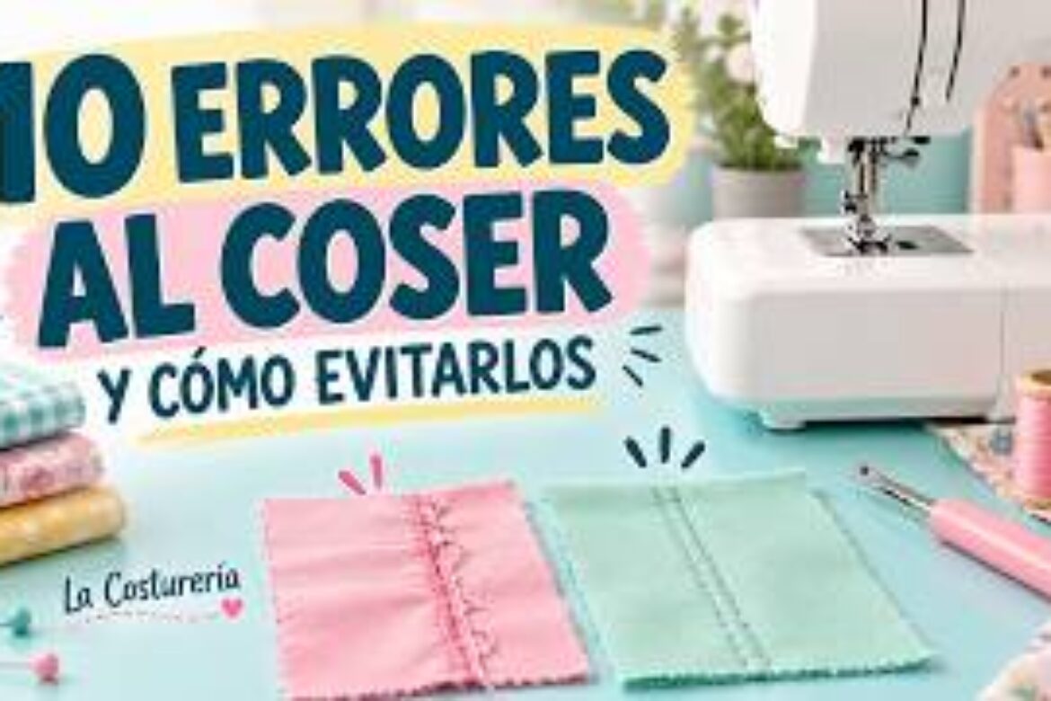 10 errores al empezar a coser y cómo evitarlos
