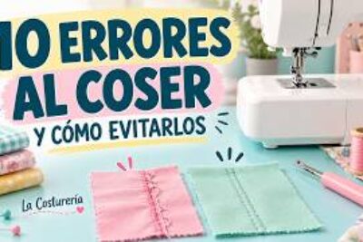 10 errores al empezar a coser y cómo evitarlos