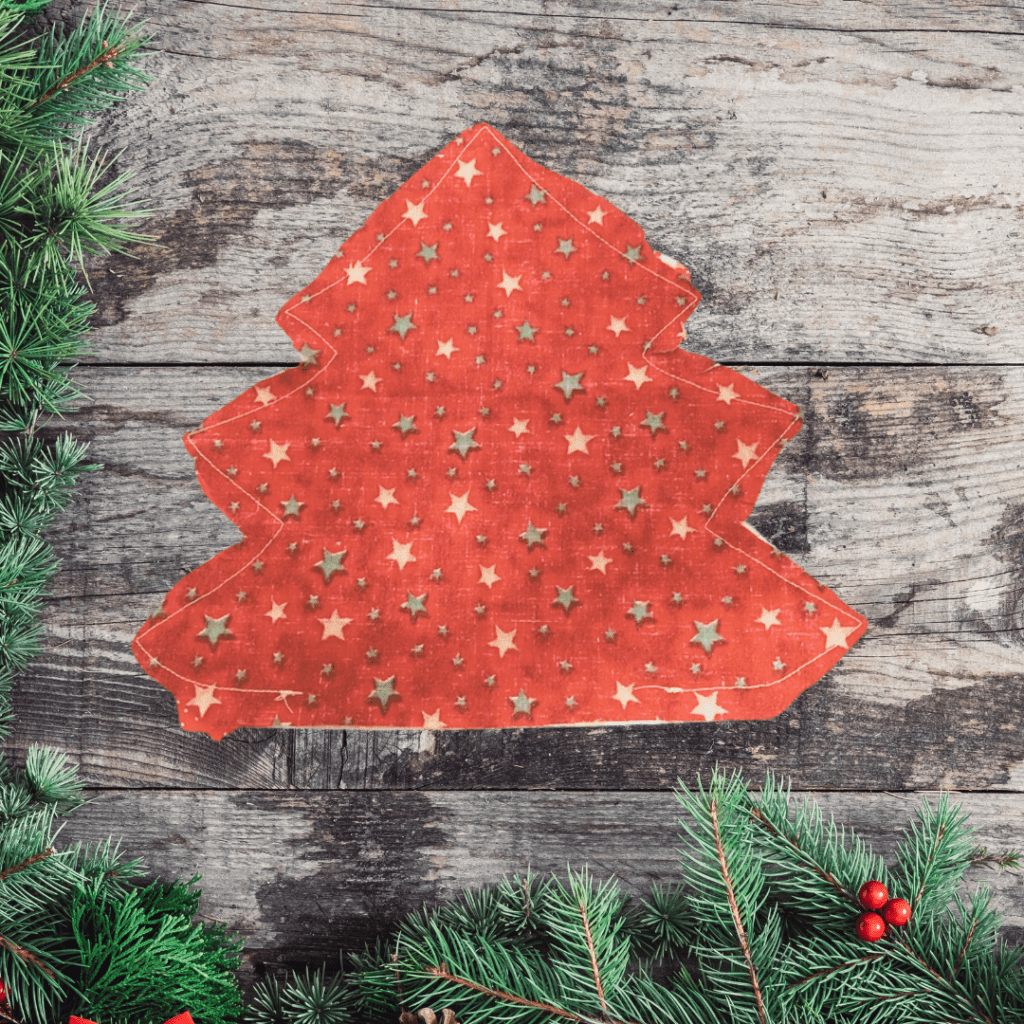 Tutorial de árbol de navidad en tela, perfecto para principiantes
