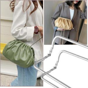 Bolso con boquilla interior metalica para costura y crochet opciones