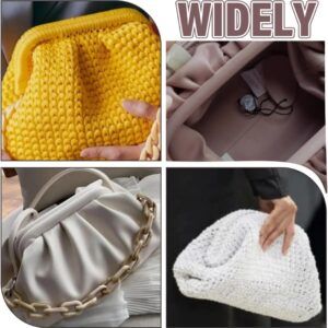 Bolso con boquilla interior metalica para costura y crochet