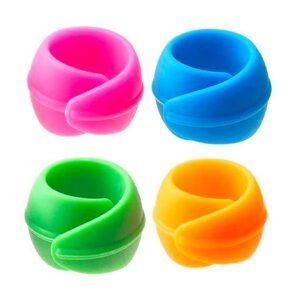 Accesorios para canillas de silicona, flexibles y duraderos. Organiza y protege tus carretes de hilo con facilidad. Pack de 10 en colores surtidos.