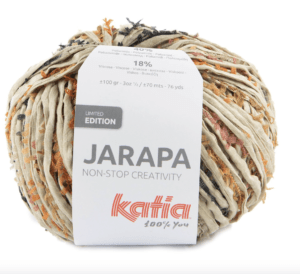 Ovillo de Jarapa de Katia para tejer bolsos, accesorios, cojines, alfombras, etc