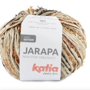 Ovillo de Jarapa de Katia para tejer bolsos, accesorios, cojines, alfombras, etc