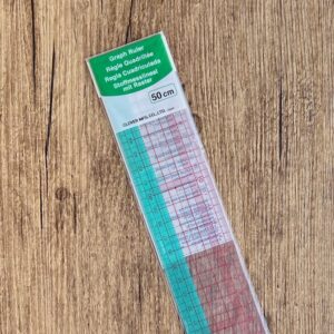 Regla flexible cuadriculada Clover de 50 cm