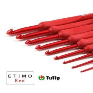 Lo que realmente diferencia al Ganchillo Tulip Etimo Red de otros productos similares es su combinación única de ergonomía y diseño antirreflectante, que no se encuentra comúnmente en otras marcas.