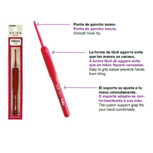 Ya seas un principiante o un experto en crochet, el Ganchillo Tulip Etimo Red Edition es la herramienta ideal para ti. Su diseño ergonómico, unido a la suavidad del mango y la precisión de la punta, lo convierten en un aliado perfecto para crear cualquier tipo de proyecto