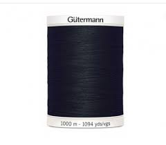 Hilo Gutermann de 1000m color negro