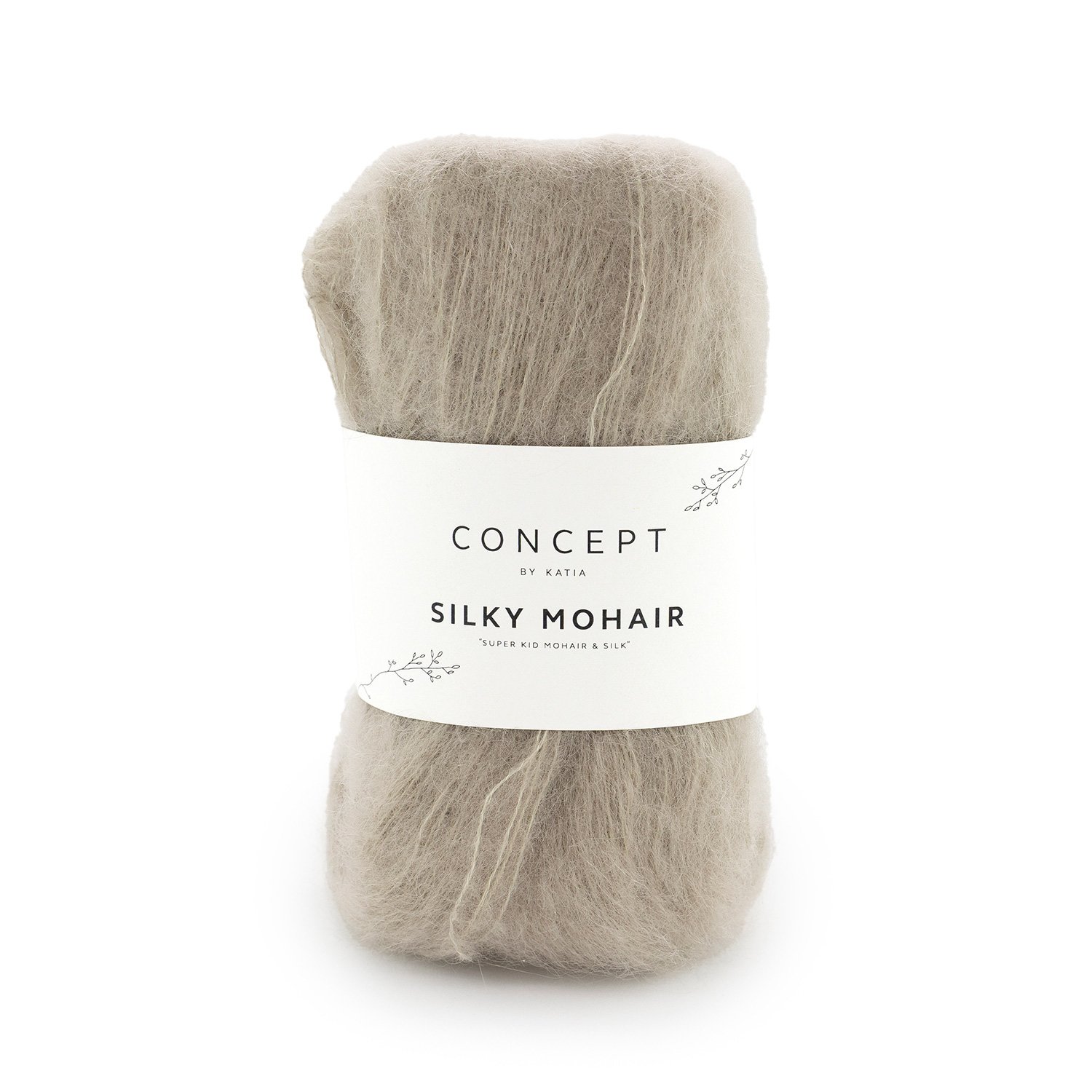 Ovillo Katia Concept Silky Mohair color 127 Champán