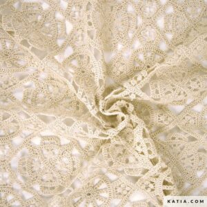Tela de encaje efecto crochet Katia Crochet Circles 2299-1