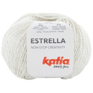 Ovillo Katia Estrella color 60 blanco