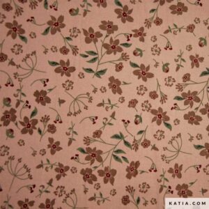 Tela de franela Katia Green Utopia Flowers 2105-10