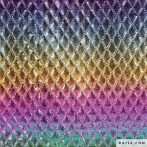 Tela Katia Holographic Polyester Purple 2276-1
