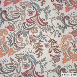 Tela Katia Recycled Canvas Autumn Paisley 2219-24
