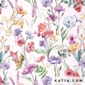 Tela Katia Multicolor Poppy 2307-1