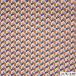 Tela Katia Vegan Leather Print Tridimensional Jeans 2375-3