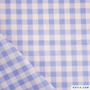 Tela Katia Vichy Gingham Lilac & Soft Pink 2221-5