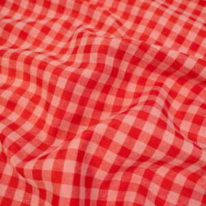 Tela Katia Vichy Gingham Little Red & Pink 2303-9
