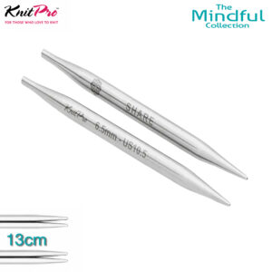 Agujas circulares intercambiables KnitPro Mindful de 13 cm