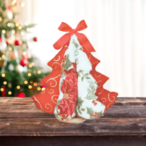 Patrones y descripcion paso a paso del árbol de Navidad en tela