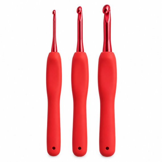 Pack 3 ganchillos Tulip Etimo Red 1,8, 4 y 6,5 mm