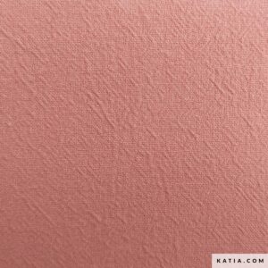 Tela Katia Rustic Cotton Solid color Rose RCS10
