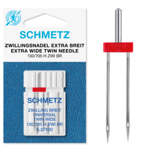Aguja gemela Schmetz Universal 100 6,0