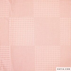 Tela Katia Patch Waffle Make Up Pink 2309-2