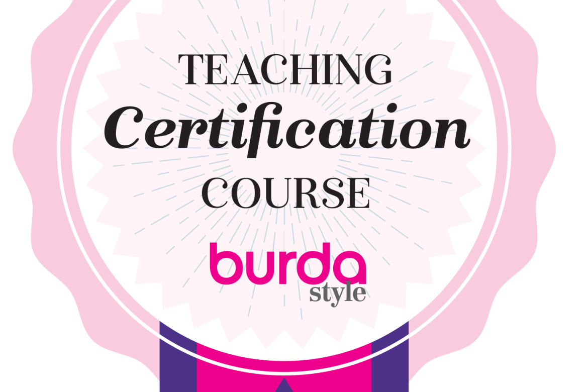 Ya soy una profesora Burda certificada!