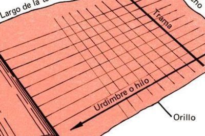 Trucos sencillos para distinguir la dirección del hilo de la tela (urdimbre)