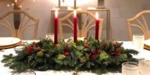 Centro de mesa de navidad