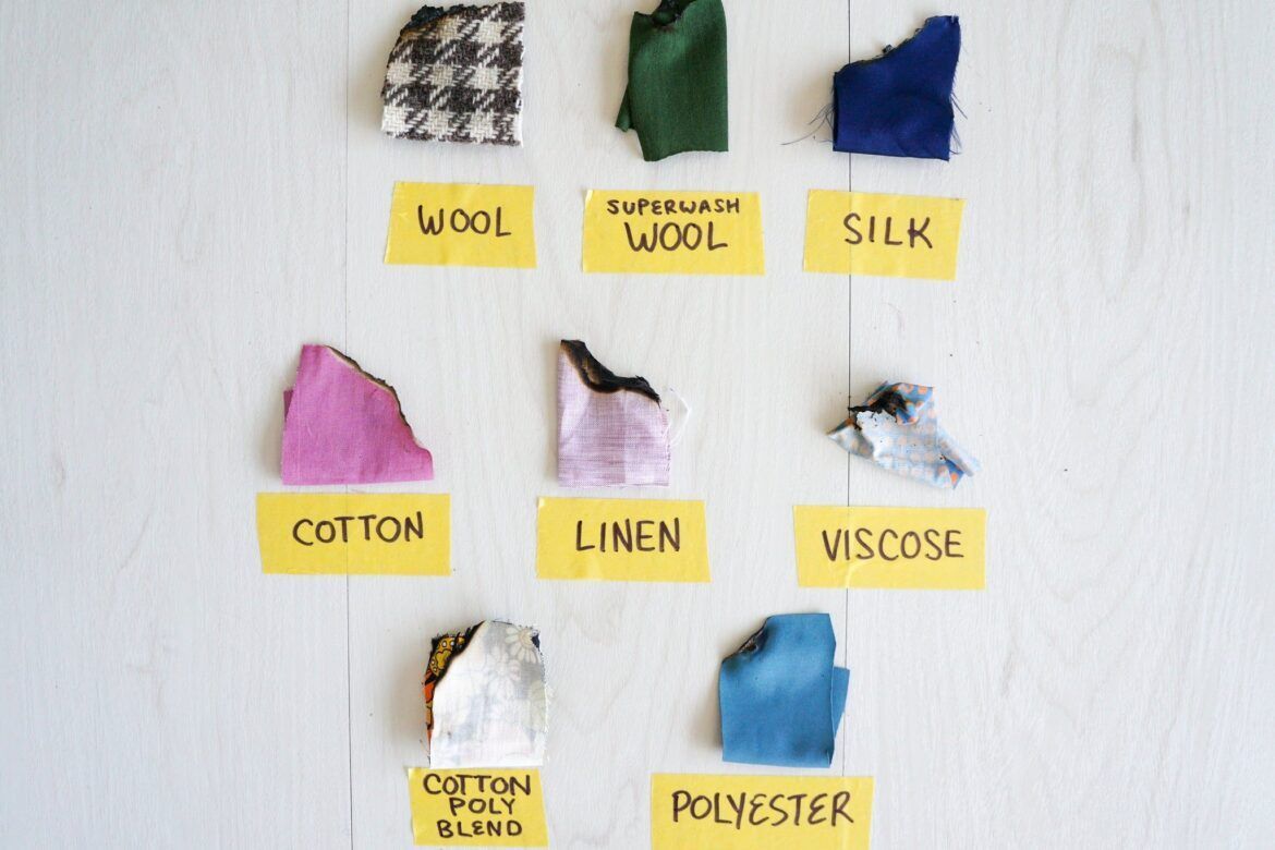 Cómo identificar los tipos de tela (fibras textiles)