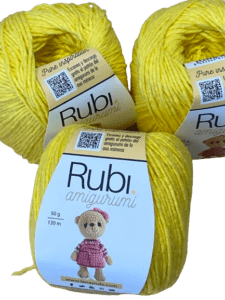 algodón Rubi para tejer amigurumi