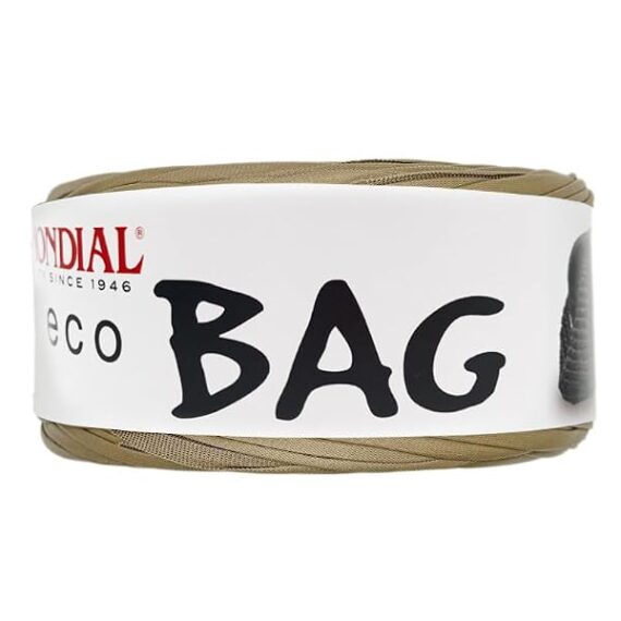 ECO BAG de Mondial. Ovillo de color beis Cod.602