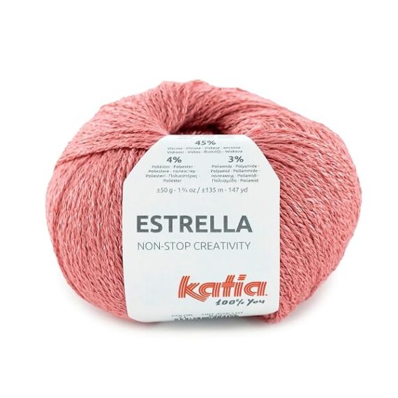 ESTRELLA de Katia en ovillos de 50 gramos y 135 metros. (71 - Sandía-Coral)