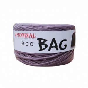 Mondial Eco Bag | Cinta de piel sintética | Ovillo de color Ametista Cód. 598 | Ideal para la realización de bolsos, accesorios, bajoplatos, cestas, bisutería | 300 gramos 135 metros