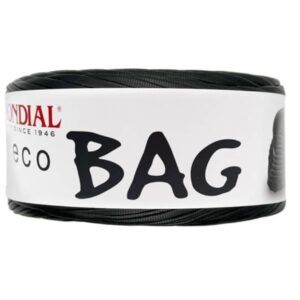 Mondial Eco Bag Ovillo de Color Negro Cod.612