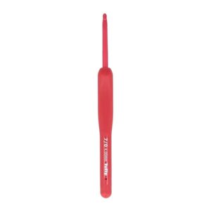 Tulip Crochet Hook, Metal, Red, 4 millimeters