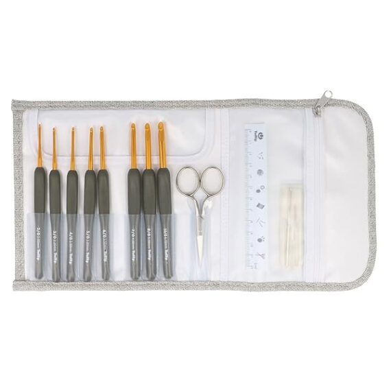 Tulip Etimo Set de Ganchos de Crochet Royal Silver - 1 pieza