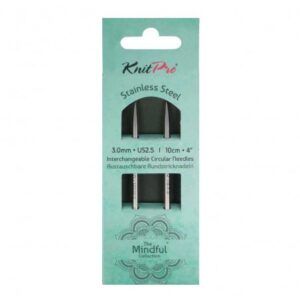 Puntas cortas para agujas circulares Knit Pro Mindful