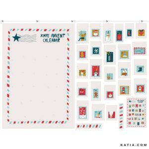 Calendario de adviento para coser