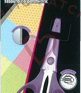 "Tijeras de patchwork Kai: precisión excepcional, hojas de acero inoxidable y diseño ergonómico para cortes cómodos y duraderos. Ideales para trabajos creativos."